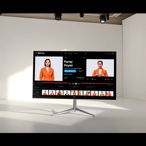 RunwayML interface showing video editing and AI model tools