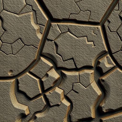 Seamless texture generated with AI for in-game environments